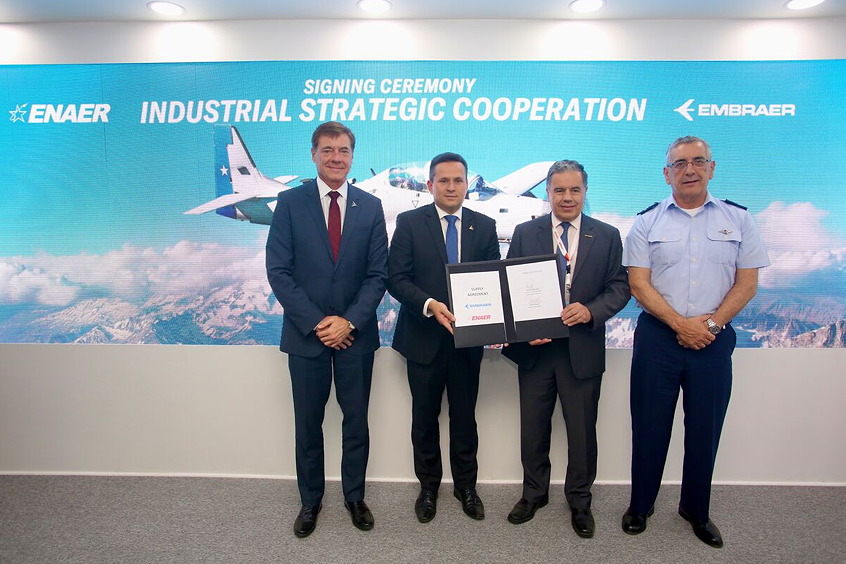 Celebrating the new agreement.