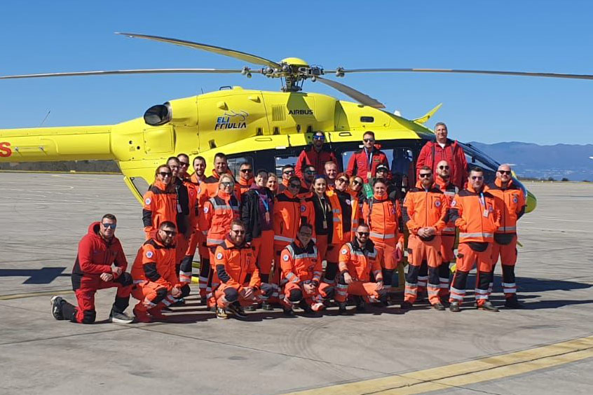 The Croatian HEMS is operated by a consortium formed by Spanish operator Eliance Aviation and its Italian and Croatian subsidiaries EliFriulia and EliAdriatik.