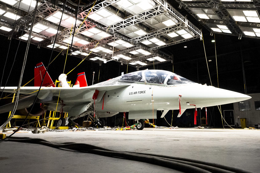 T-7A APT-3 completed the climate chamber testing with the U.S. Air Force and returned to Boeing St. Louis for continued testing.