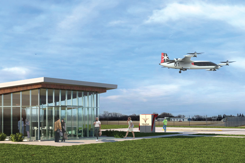 The first seven vertiports will be built across Connecticut, Massachusetts and Rhode Island.