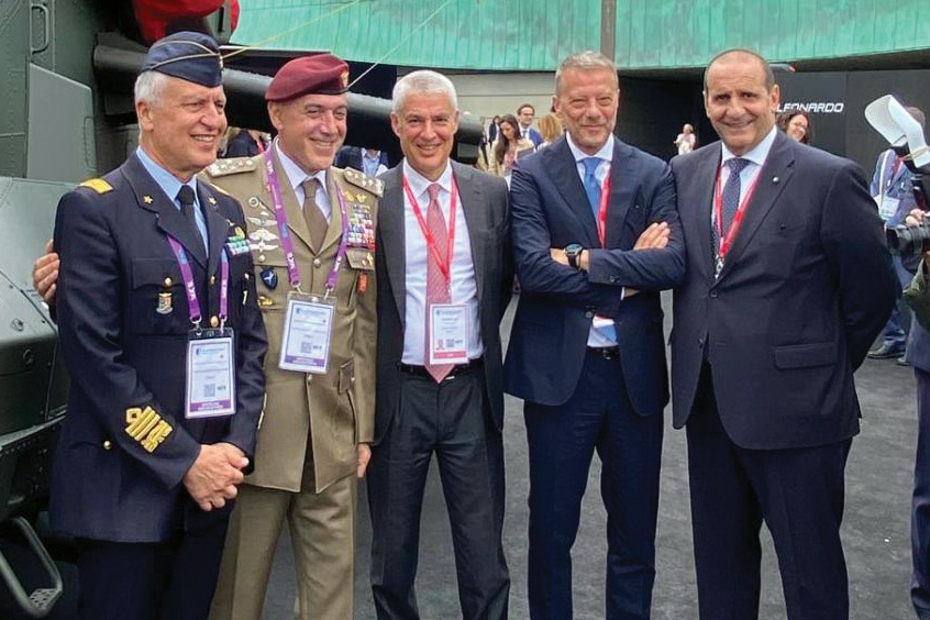 An official ceremony was attended by representatives from industry, Italian Defence and international delegations.