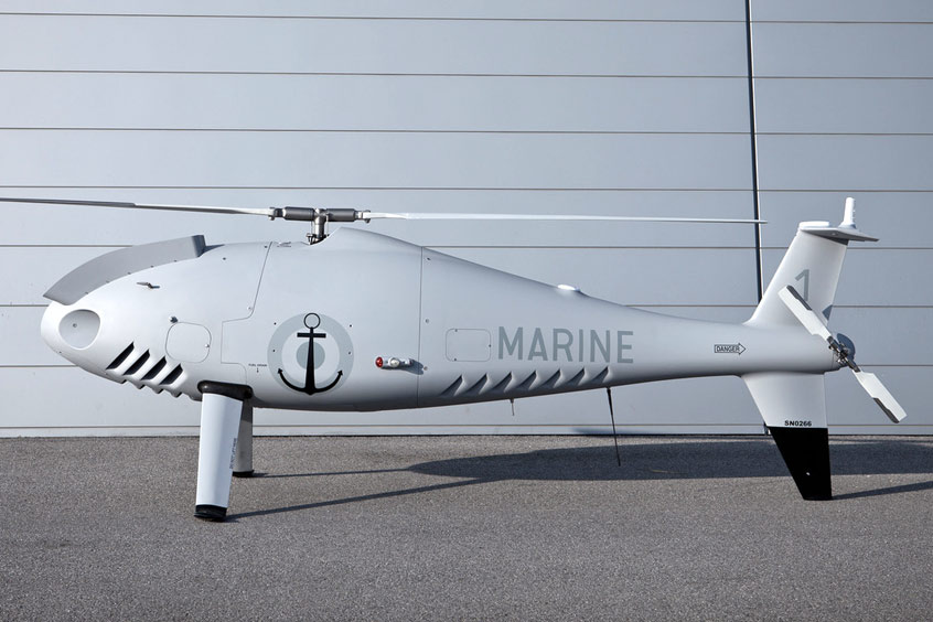 The CAMCOPTER S-100 is a high-tech VTOL unmanned helicopter