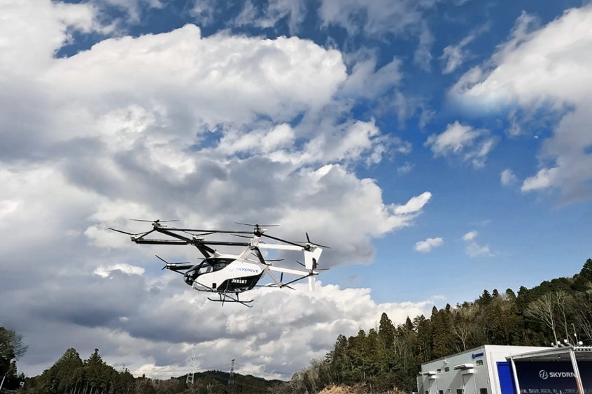SkyDrive’s 3-seater eVTOL Takes to the Skies.