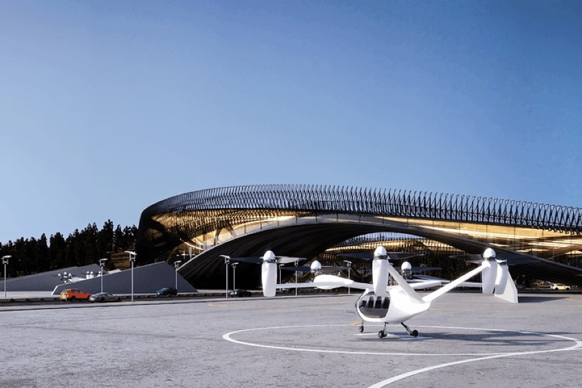 The first phase of the project will assess vertiport network feasibility to guide transportation and economic planning.
