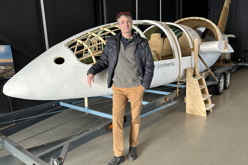 CEO of Cormorant Aerospace Chris Rijff.
