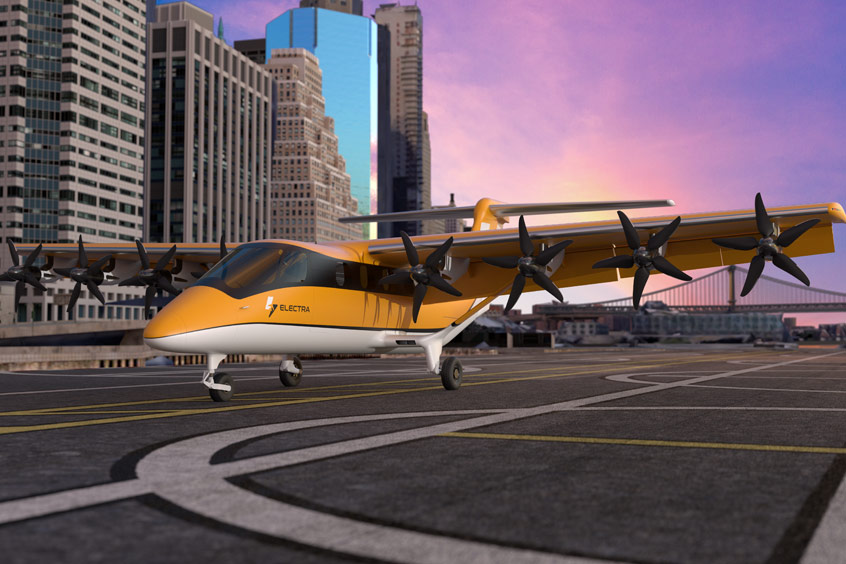 The EL9 can carry up to nine passengers.