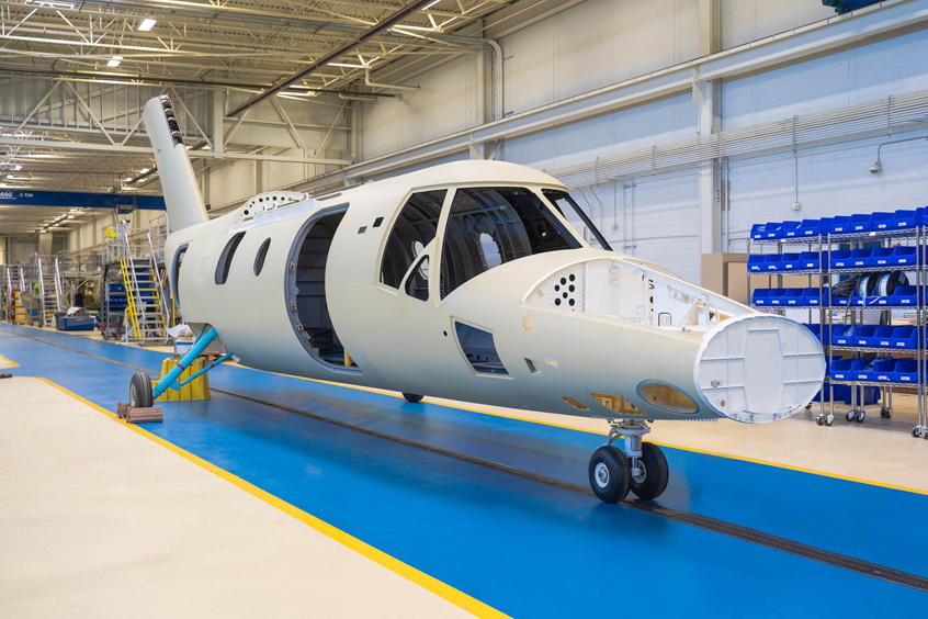 AW609 tiltrotor at Leonardo’s Philadelphia plant. 