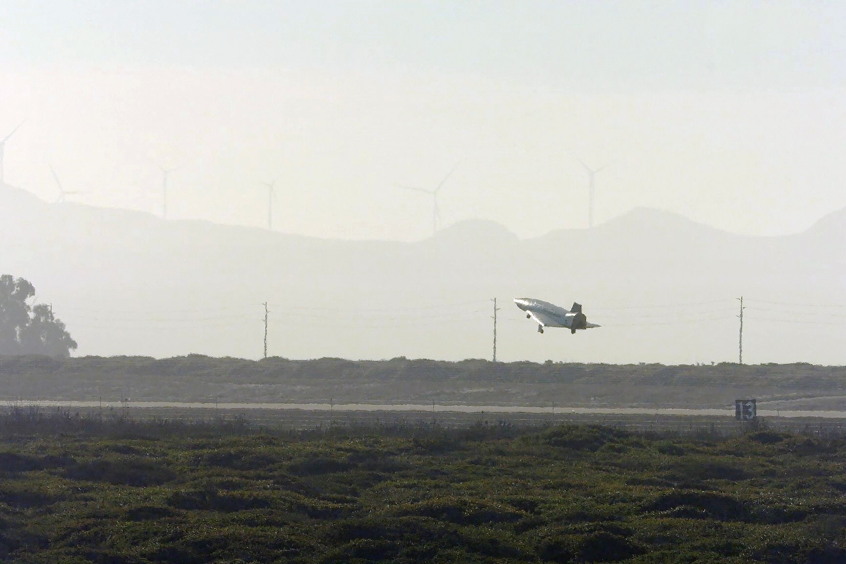 Stratolaunch's Talon-A2 completes its first autonomous landing at Vandenberg Space Force Base.