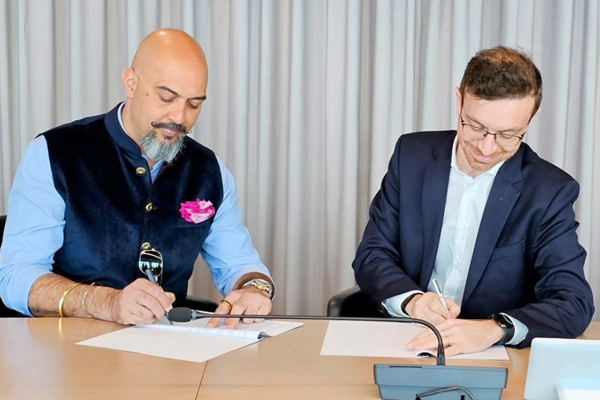 UrbanV CEO Carlo Tursi and FFG CEO Karan Singh.