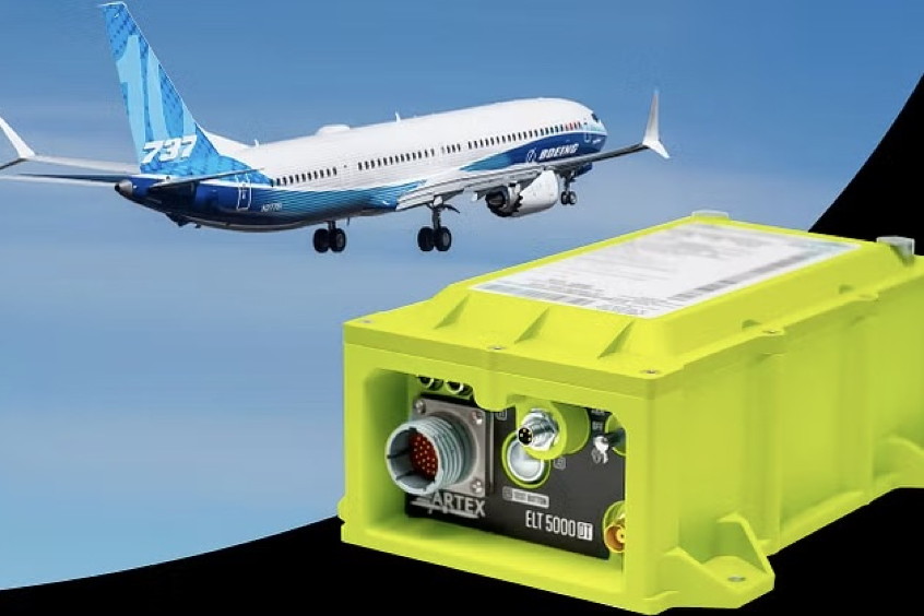 Boeing's 737 is the first platform to complete the full certification process for the ARTEX ELT 5000.