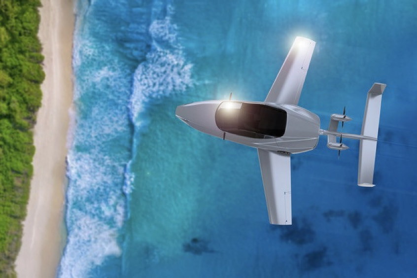 Switchblade flying sports car (rendering). Drive anywhere or fly at 160 mph, easily bypassing traffic. No airline delays, TSA lines, or rental car headaches. A 500-mile journey shrinks from a stressful 6-hour ordeal to a smooth 3-hour trip, door-to-door.