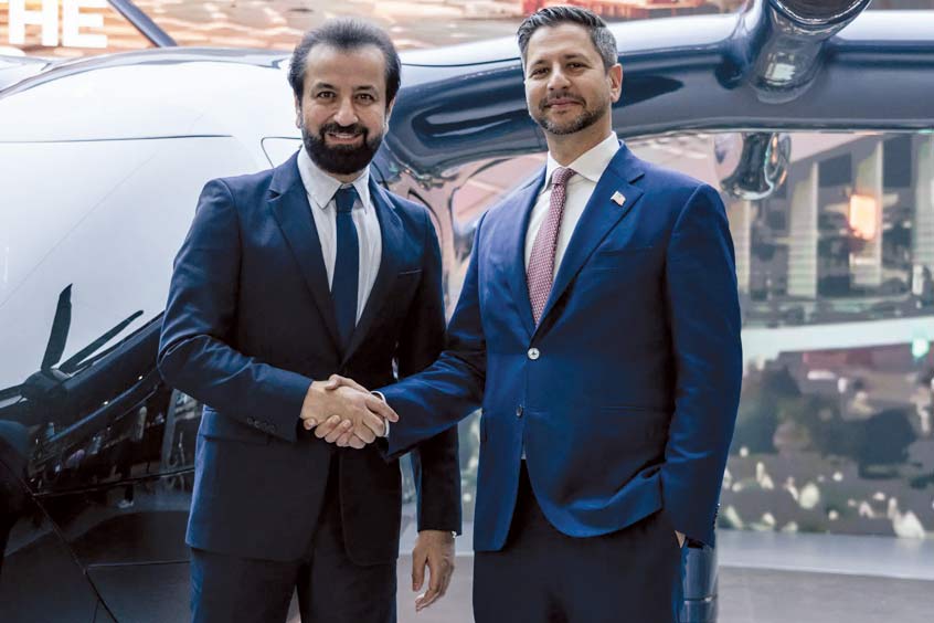 Jetex founder and CEO Adel Mardini and Archer founder and CEO Adam Goldstein.