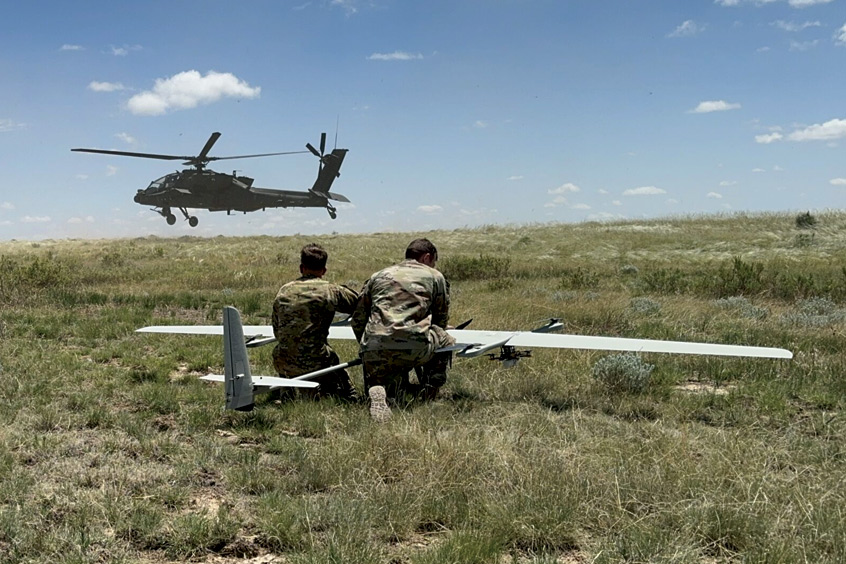 The Army will evaluate the Stalker UAS during hands-on flight operations in the coming months.