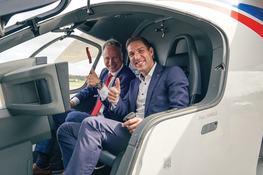 Minister of Transport Jon-Ivar Nygård and Minister of Climate and Environment Andreas Bjelland Eriksen.