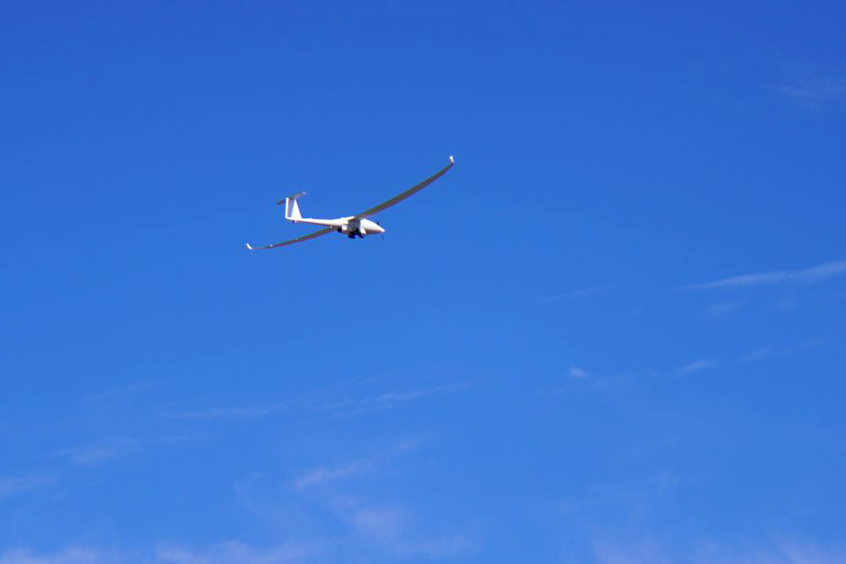 ULTRA in-flight at Duke Field at Eglin Air Force Base with new turbocharged engine.