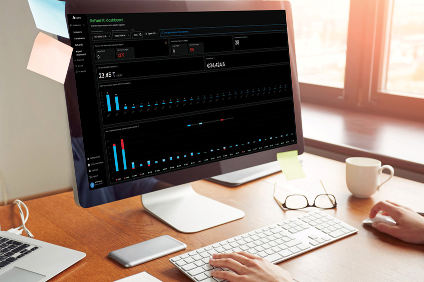 The Celeste platform simplifies emissions management and ensures compliance by assigning each flight to the correct carbon market.
