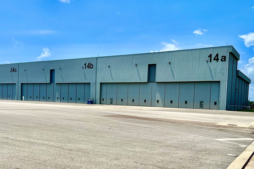 MAAS Aviation 3-bay aircraft painting center, Airbus FAL, Mobile, AL