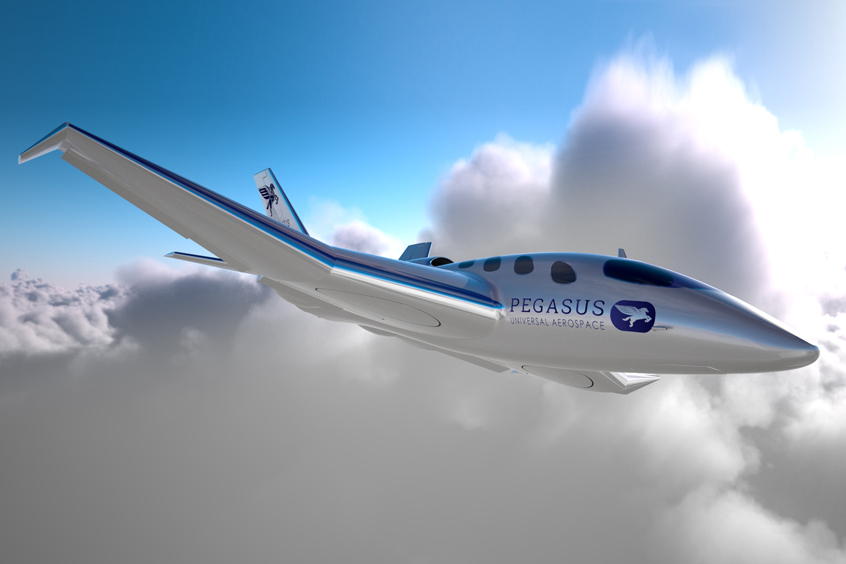  Pegasus One, a Vertical-Business-Jet VBJ.
