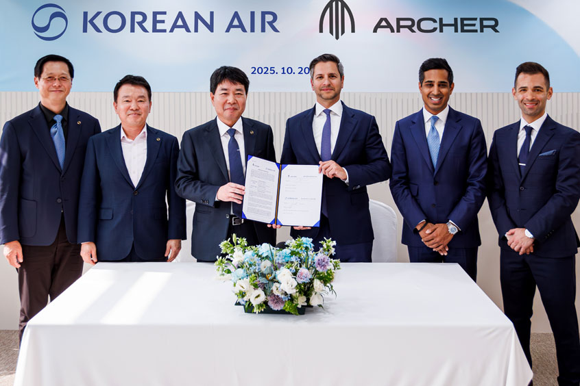 Korean Air plans to purchase up to 100 of Archer’s Midnight eVTOL aircraft.