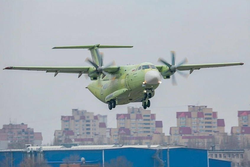 Il-112B’s first flight.