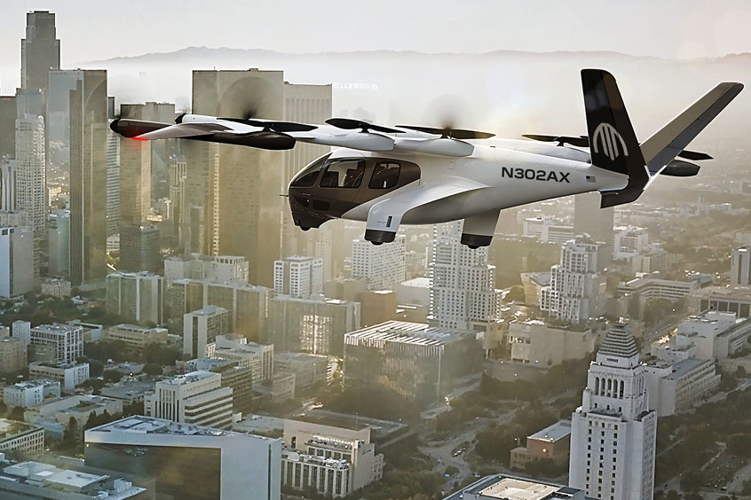Archer’s planned air taxi network would connect key corridors across Los Angeles through a series of vertiports.
