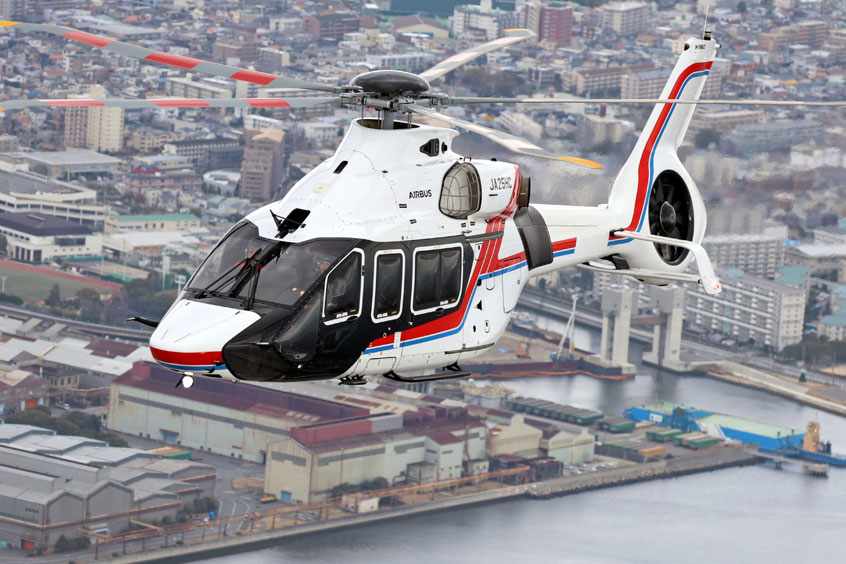 The H160 will carry a firefighting bucket to assist in wildfire suppression.