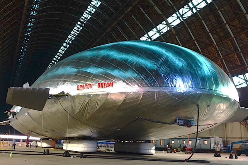 Pre-production model of Aeros eVBA in old Aeros hangar