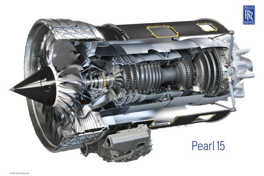 Rolls-Royce Pearl 15 engine.