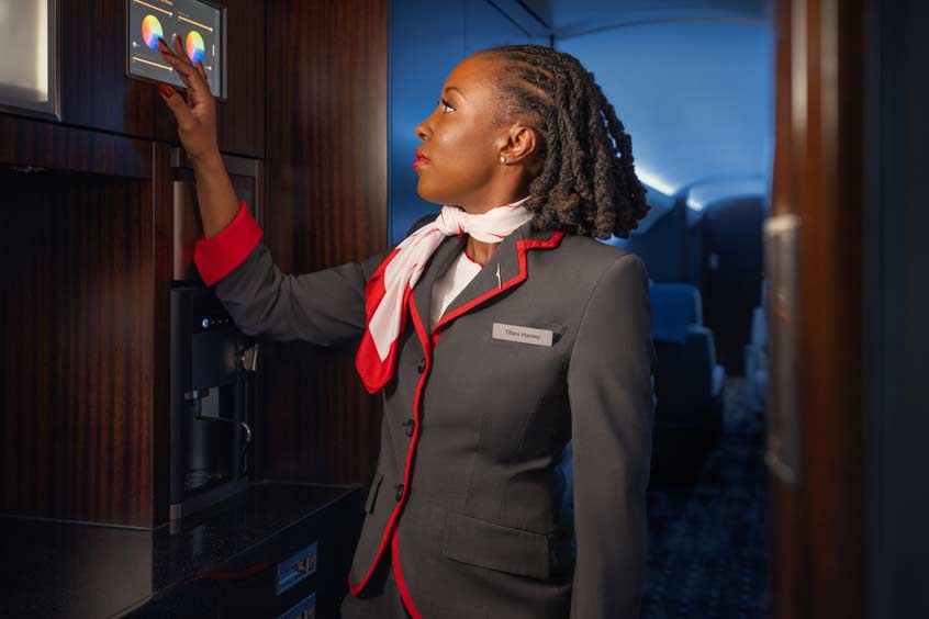 Each flight is optimised for maximum snooze.