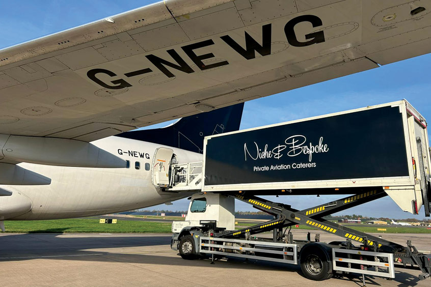 Catering is a huge part of the private aviation experience.