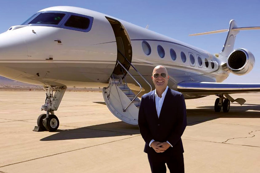 TLC Jet founder Justin Firestone.