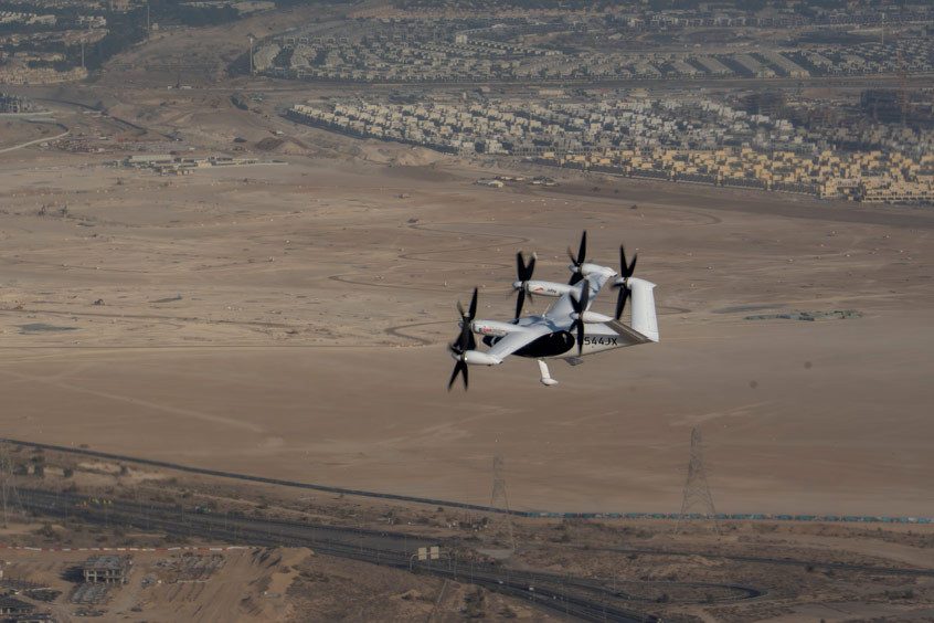 Joby completes the UAE’s first piloted point-to-point air taxi flight, landing at Al Maktoum International airport and confirms development of three vertiports at Dubai Mall, Atlantis the Royal and American University of Dubai.