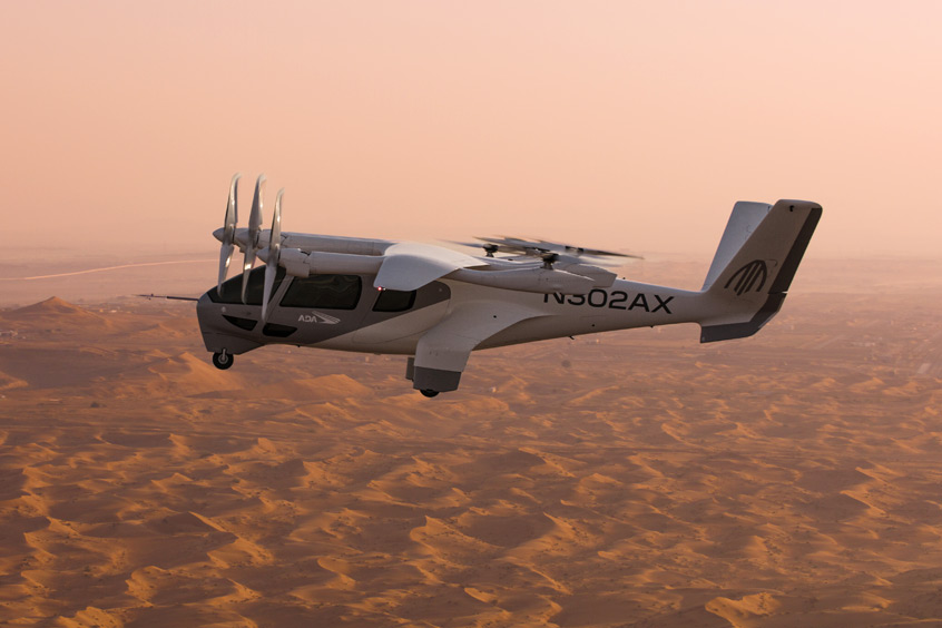 Image from one of Midnight’s recent flight tests in the UAE.