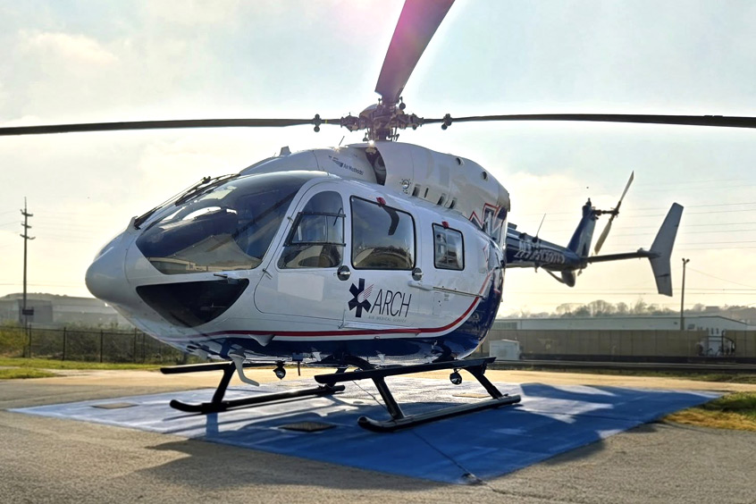 The aircraft replaces a longtime BK117.