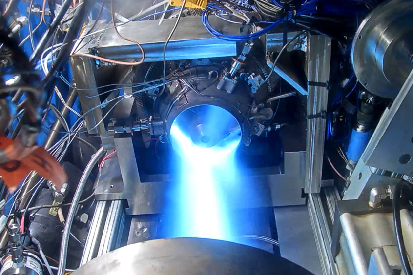 Beehive’s Frenzy engine fires during high-altitude vacuum testing in Ohio.