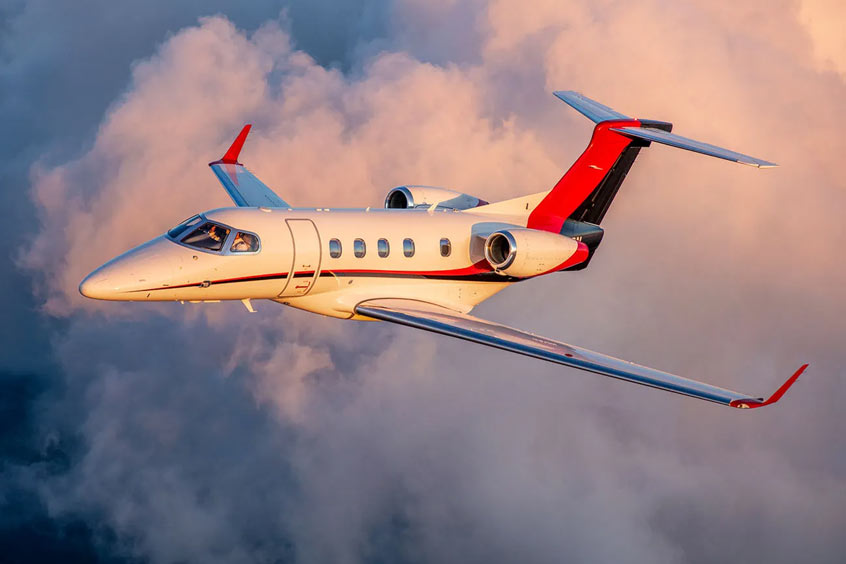 The Phenom 300 is capable of reaching Mach 0.80, making in the fastest single pilot jet in production.