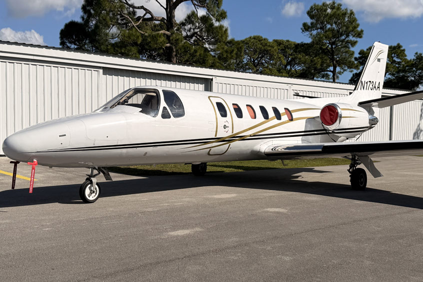 The jet can access thousands of airports.