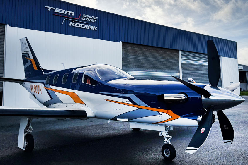 This is one of six TBM 980s to have arrived the U.S. since the new TBM version’s launch on January 15. It will be used as Daher Aircraft’s demonstrator airplane, based at the company’s Pompano Beach, Florida facility.