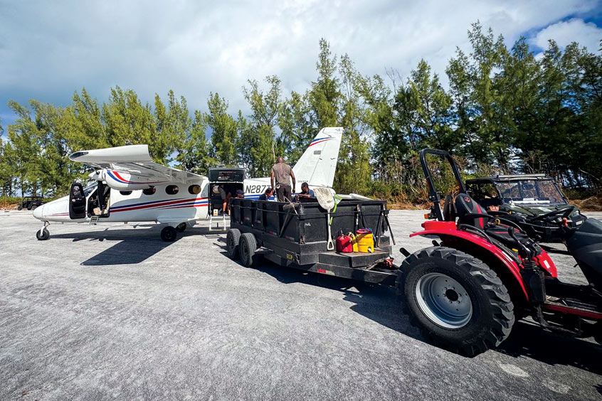 The aircraft is well-suited to business logistics.