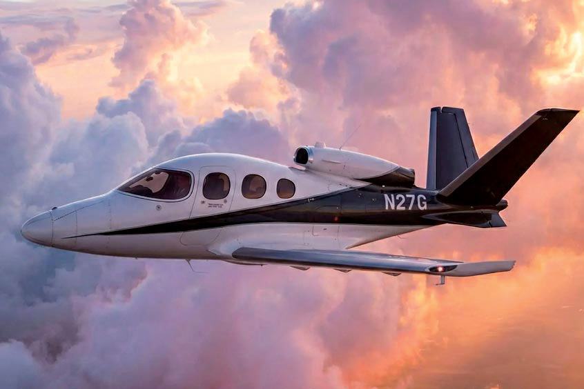 The eye-catching Vision Jet.