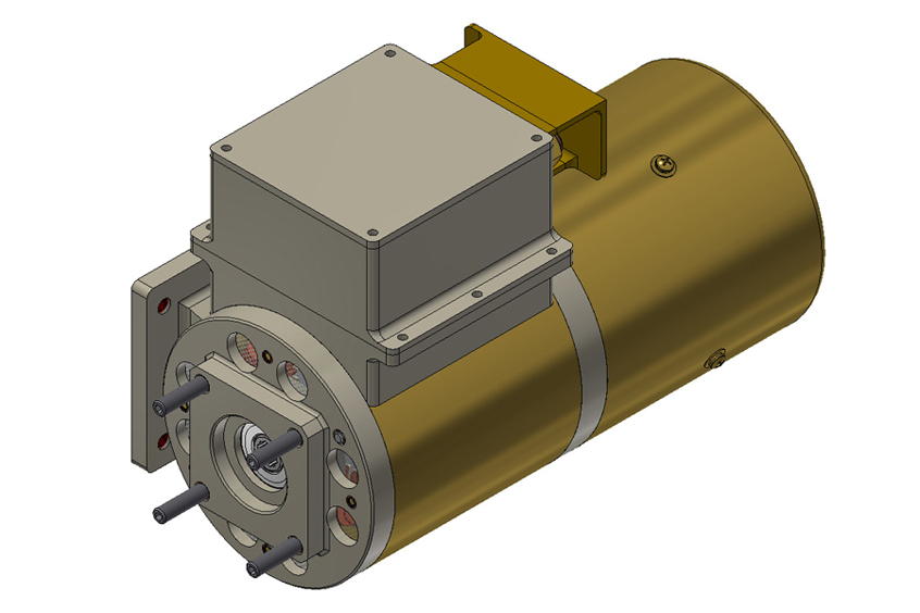 AMETEK PDS Hydraulic Pump Motor for T-X jet trainer aircraft.
