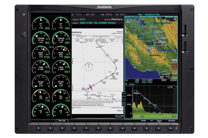 Guided Visual Approaches are available for purchase through flyGarmin.com, including within Garmin’s OnePak database subscriptions.