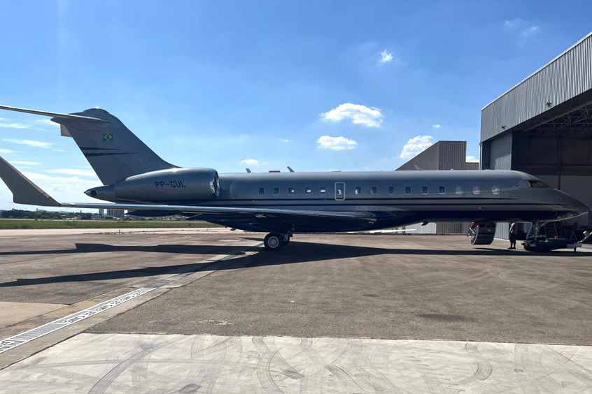 The mighty Global 6000.