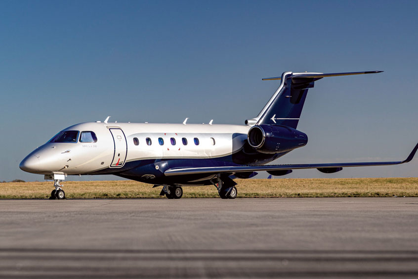 The aircraft is the first Legacy 500 under Voluxis’s management.