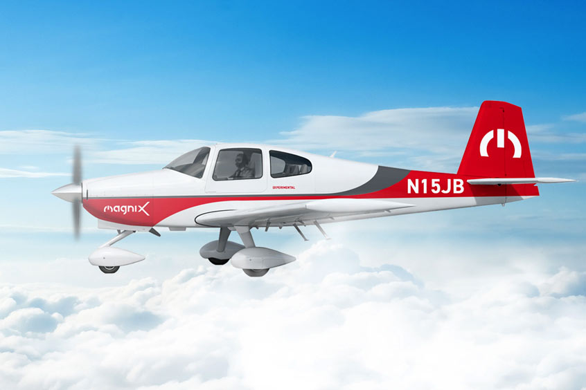 A render of the RV-10 being electrified using magniAIR as part of a full magniX powertrain.