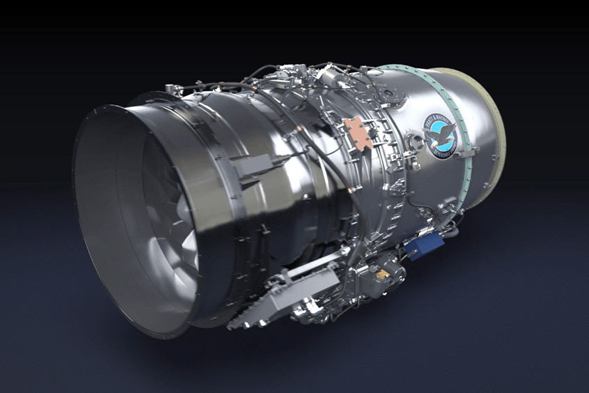 A member of the Pratt & Whitney PW500 engine family is the propulsion system for Northrop Grumman’s YFQ-48A Talon Blue Collaborative Combat Aircraft (CCA).