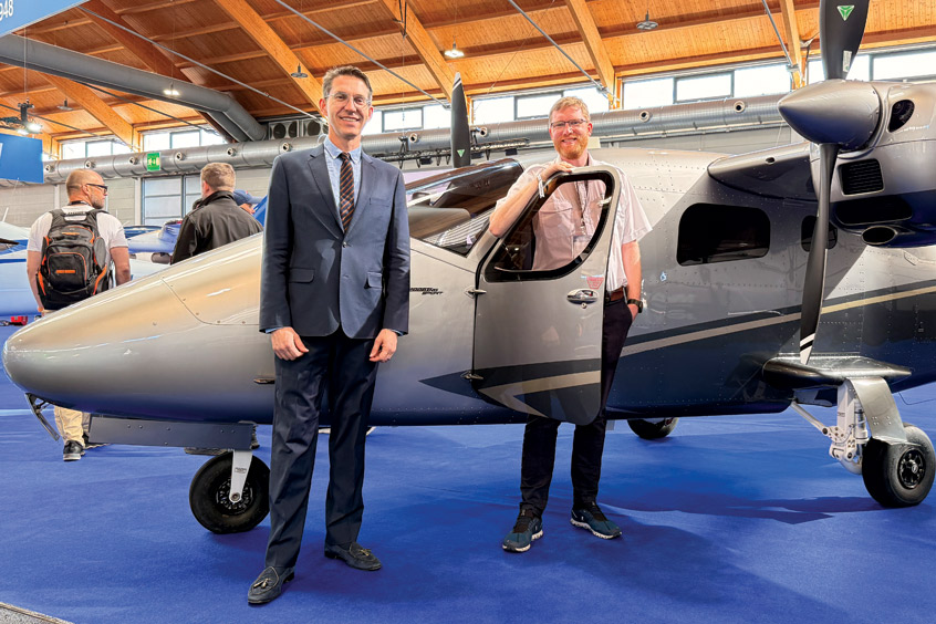 Peter Knappertsbusch, CEO of AirTaxi Express, says the aircraft offers unbeatable value.