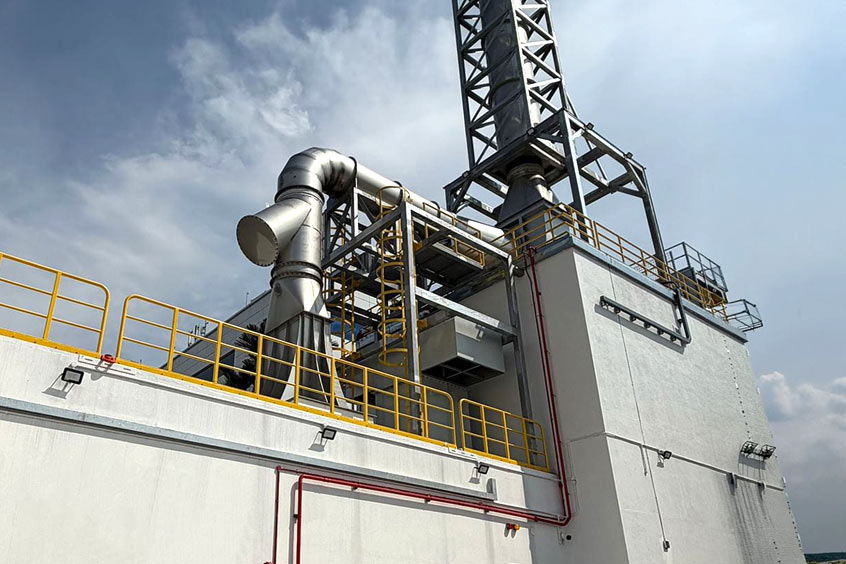 Modular test cell in Singapore to support Pratt & Whitney Canada PT6C-67C turboshaft engine operations.