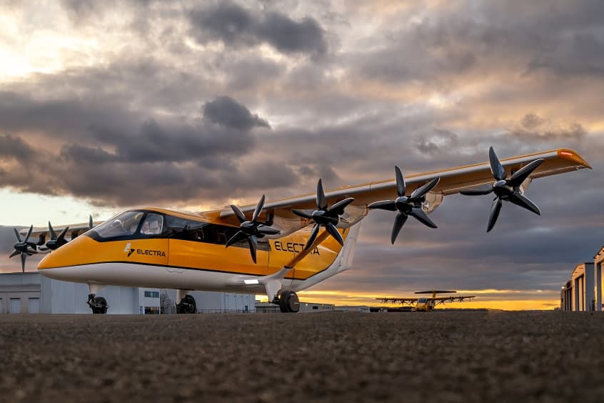 Electra aircraft are designed to save many hours.