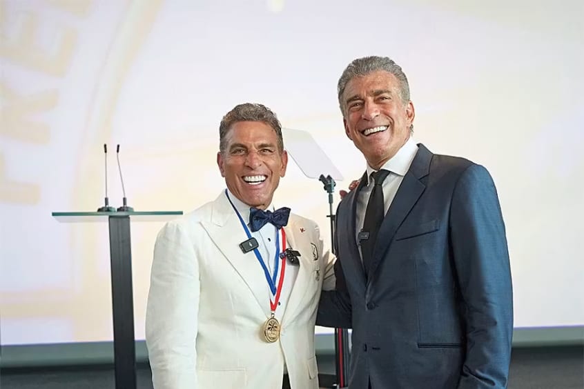 Flexjet chairman Kenn Ricci and The Jet Business founder Steve Varsano.